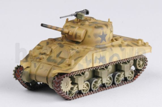 Easy Model - Easy Model 36253 1/72 M4 Sherman Middle Tank (Mid.) - 4th Armored Div. Assembled Model