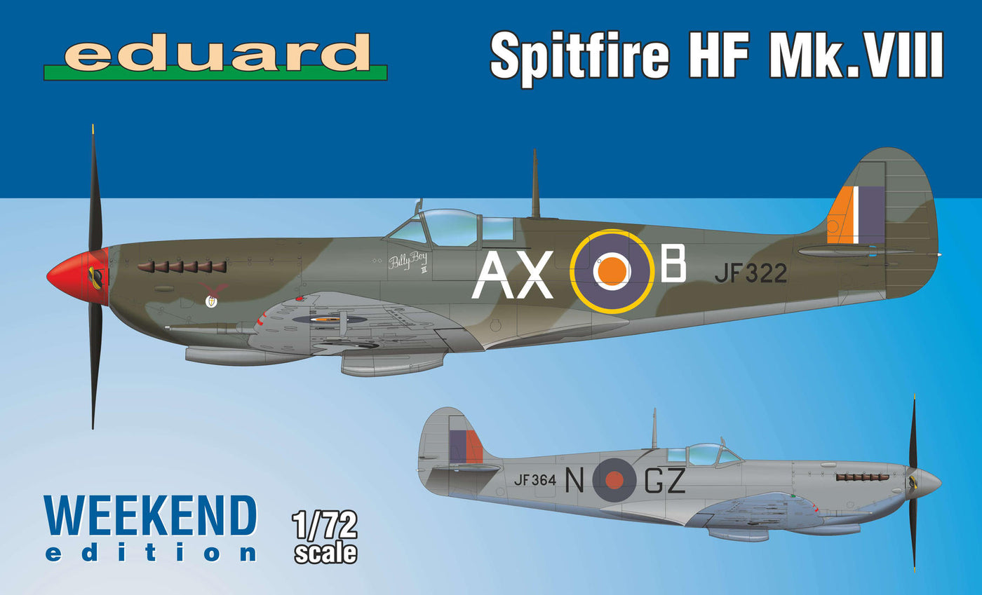 7449 1/72 Spitfire HF Mk.VIII Plastic Model Kit