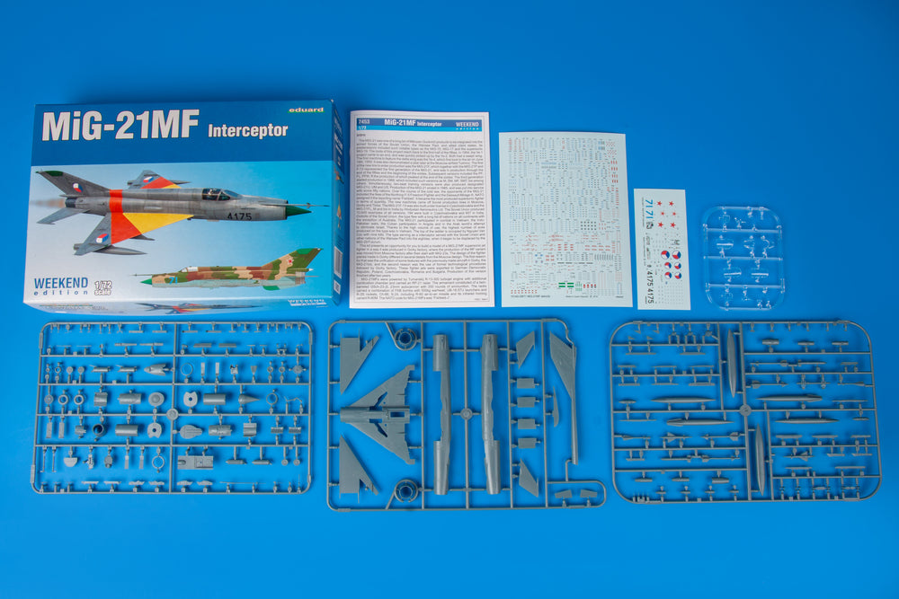 7453 1/72 MiG21MF Interceptor Weekend edition Plastic Model Kit