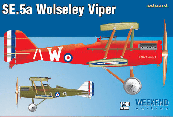 Eduard - Eduard 8454 1/48 SE.5a Wolseley Viper Plastic Model Kit