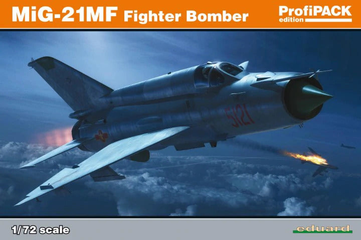 70142 1/72 MiG21MF FighterBomber Profipack Plastic Model Kit