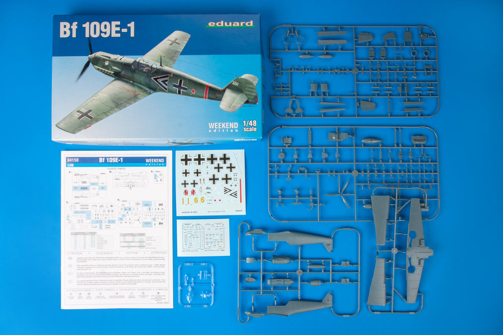 84158 1/48 Bf 109E1 Weekend edition Plastic Model Kit