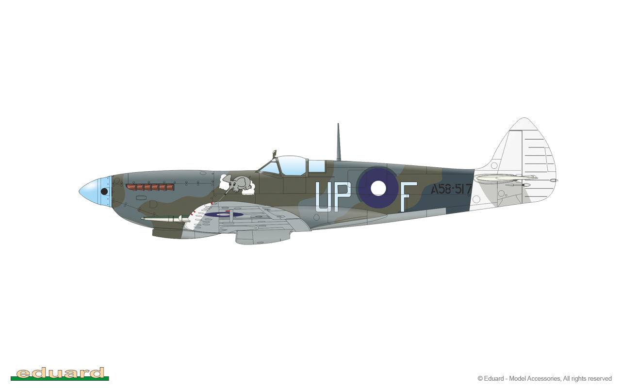 84159 1/48 Spitfire Mk. VIII Plastic Model Kit