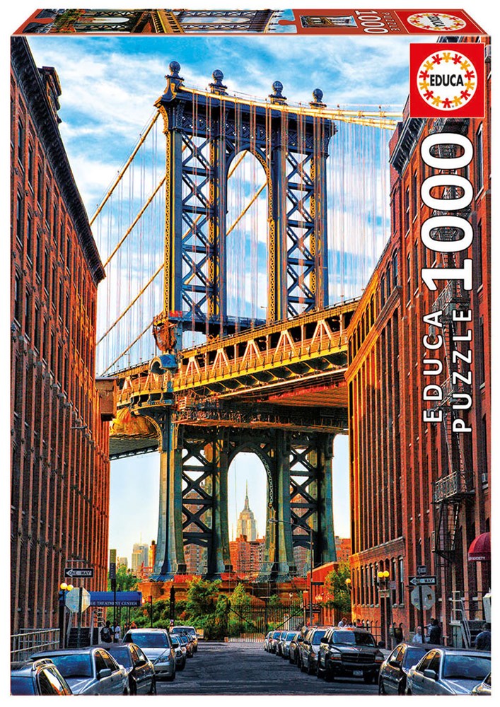 1000pc Manhattan Bridge New York