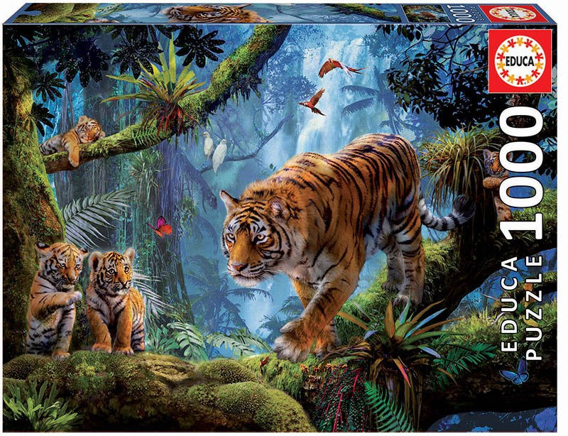 1000pc Tigers in the Tree