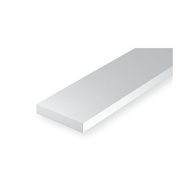 142 White Polystyrene Strip 0.040 x 0.040 x 14   / 1mm x 1mm x 36cm