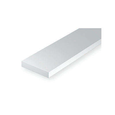 199 White Polystyrene Strip 0.250 x 0.250 x 14   / 6.4mm x 6.4mm x 36cm