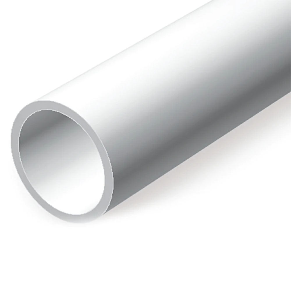 236 White Polystyrene Tube 0.500 x 14   / 12.7mm x 36cm