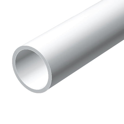 432 White Polystyrene Round Tube 0.375 x 24   / 9.5mm x 61cm