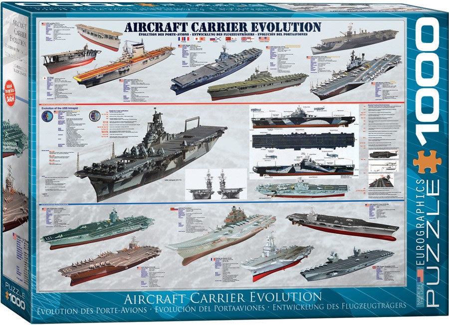 1000pc Aircraft Carrier Evolution