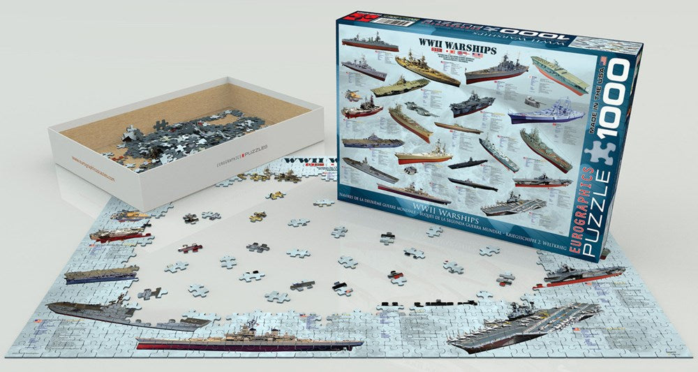 1000pc WWII Warships