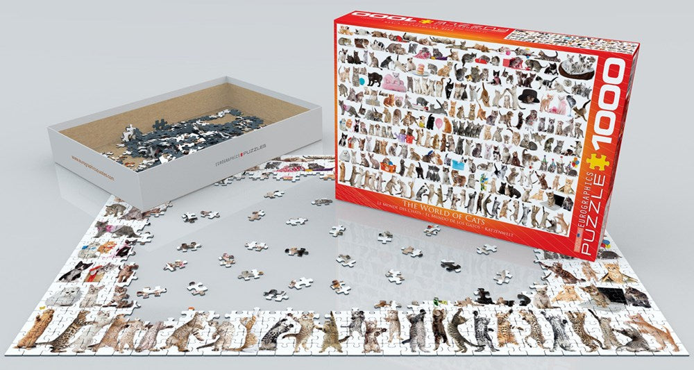 1000pc World of Cats