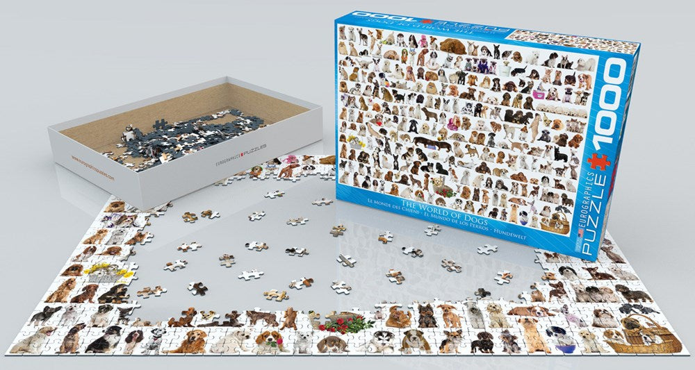 1000pc World of Dogs