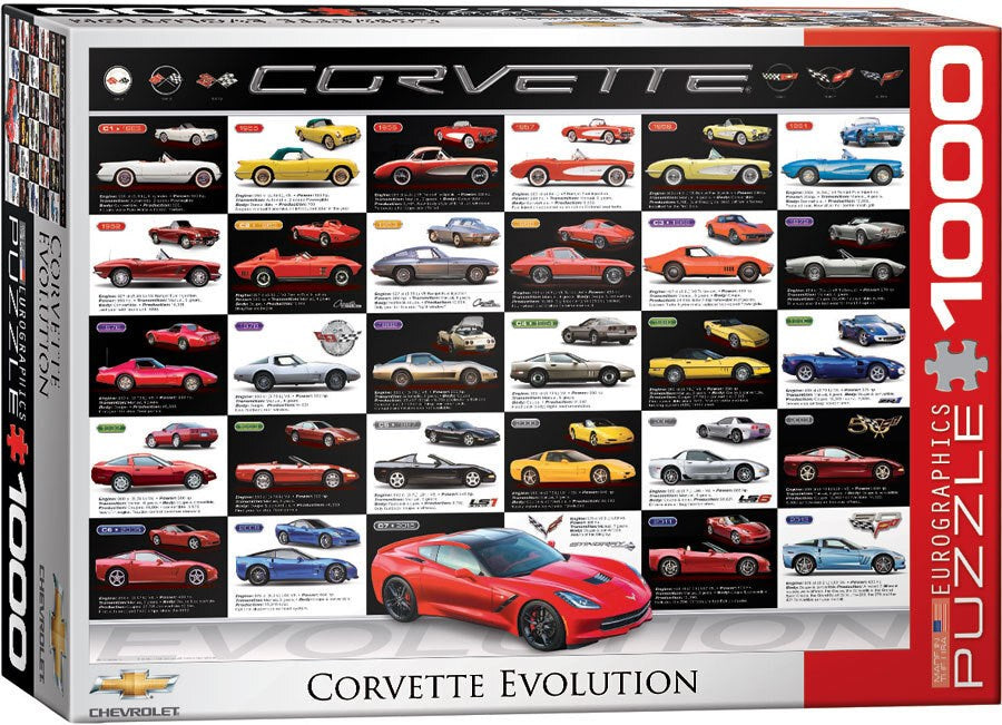 1000pc Corvette Evolution