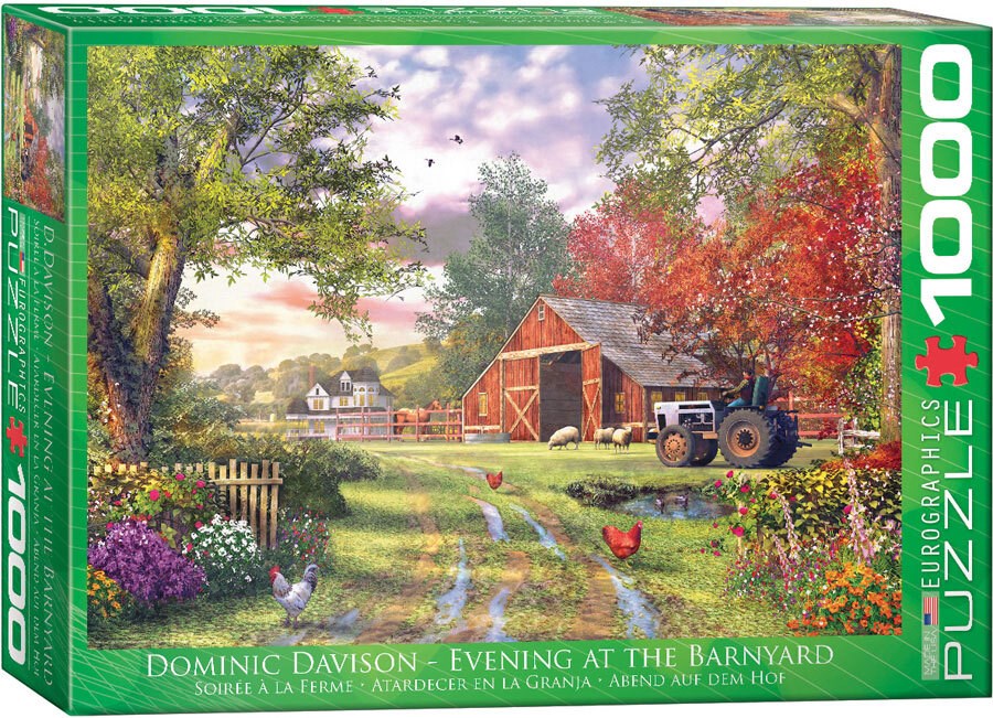 1000pc Dominic Davison Evening at the  Barnyard