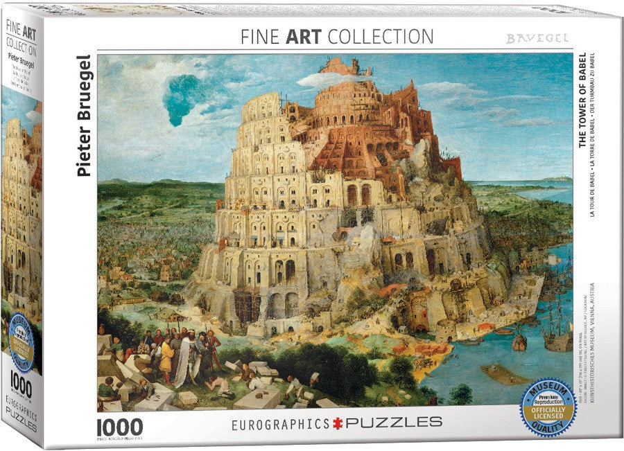 1000pc Bruegel Tower Of Babel