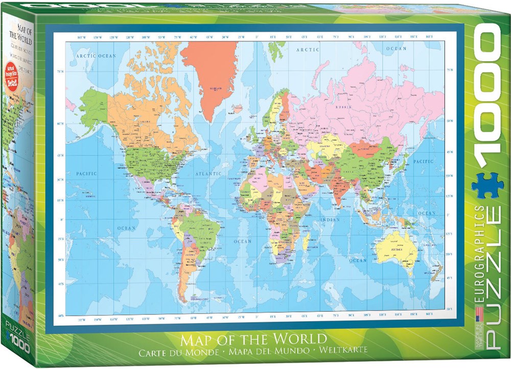 1000pc Modern Map of the World