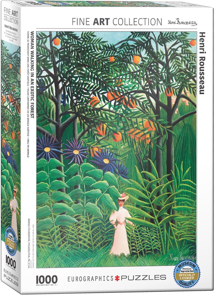 1000pc Woman In Exotic Forest