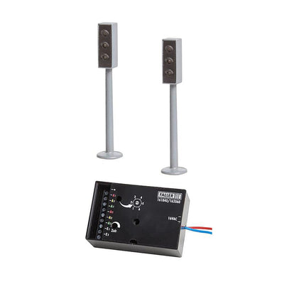 Faller - 2 LED Traffic lights with electronics