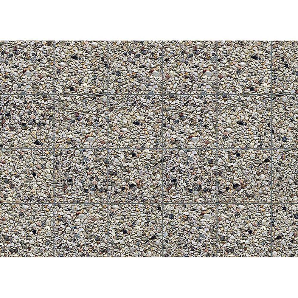 Faller - HO Wall Card Exposed Aggregate Concret