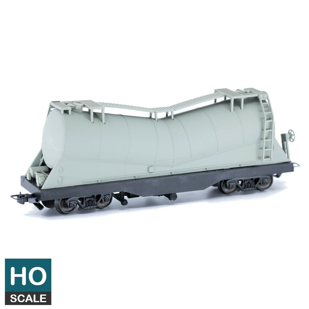 HO Cement Wagon Undecorated Grey/Black
