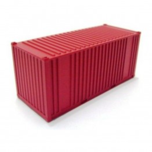 HO 20 Ft Iso Container Red