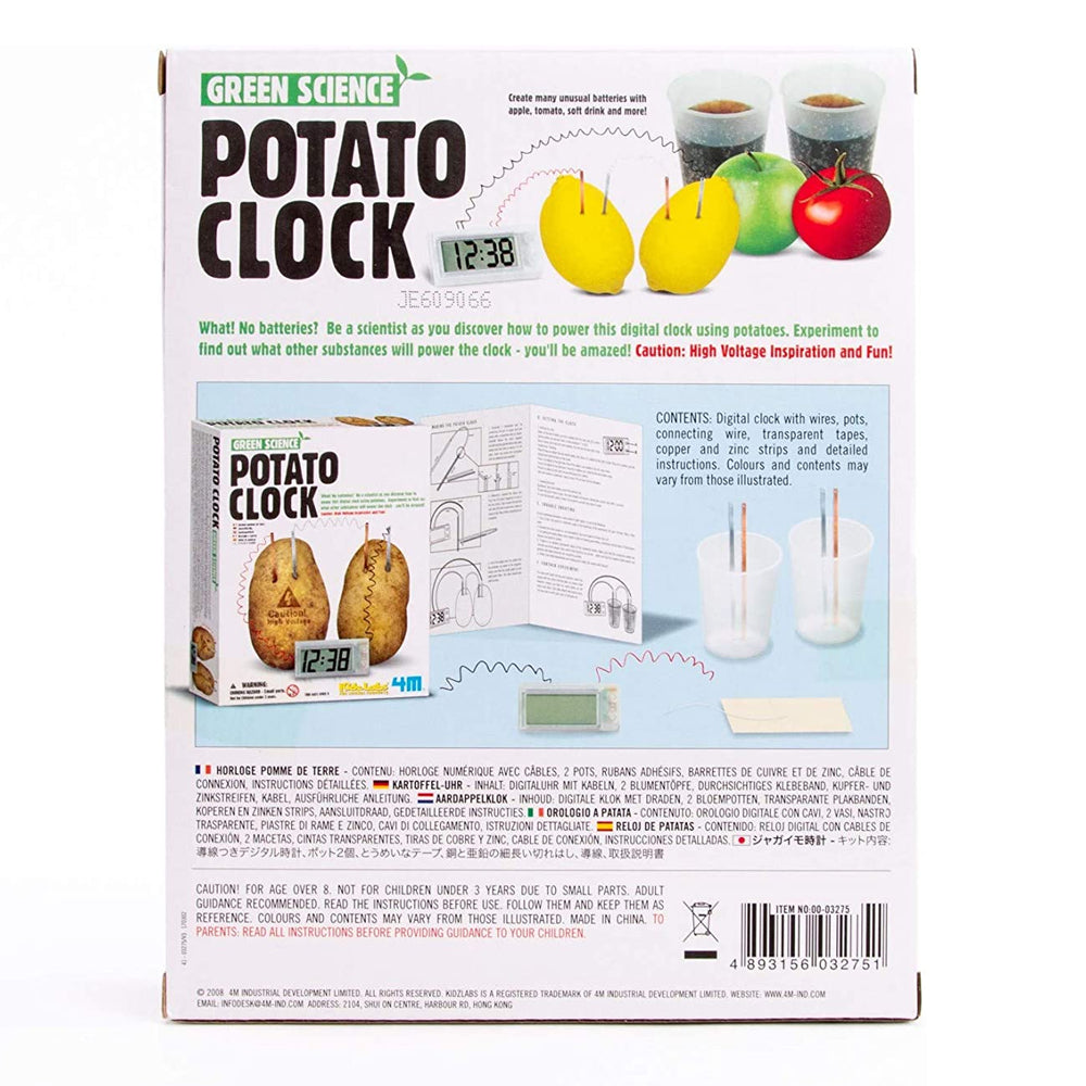4M - Green Science: Potato Clock