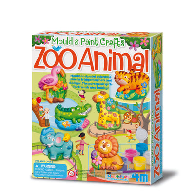 4M - Mould & Paint: Zoo Animal