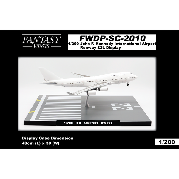1/200 John F. Kennedy International Airport RWY 22L Display Stand