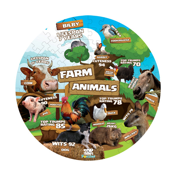 100pc Farm Animals