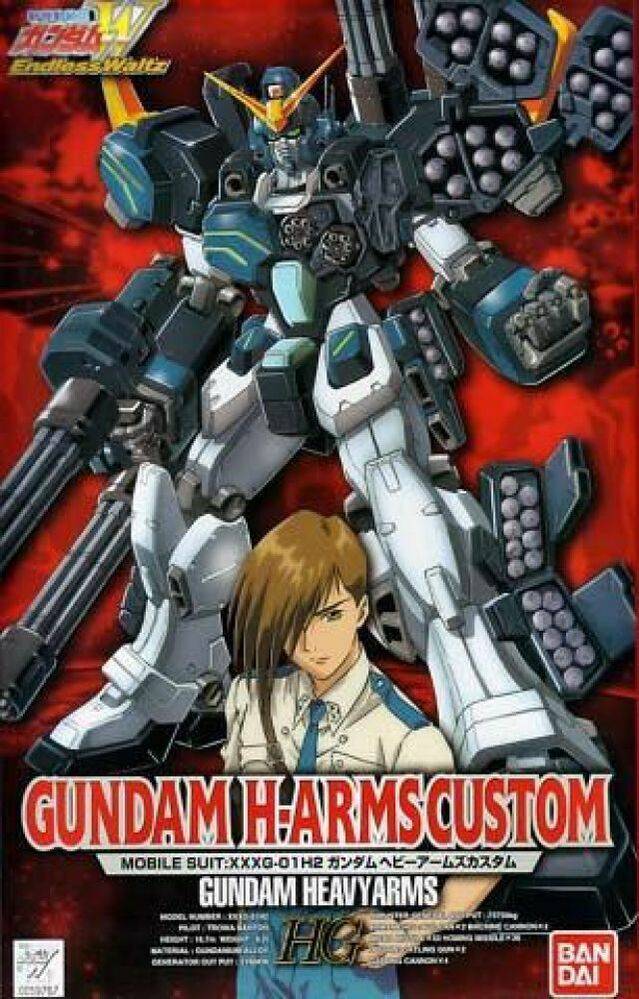 Bandai - 1/100 HG Gundam Heavy Arms Custom
