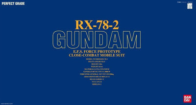 Bandai - PG 1/60 RX-78-2 GUNDAM