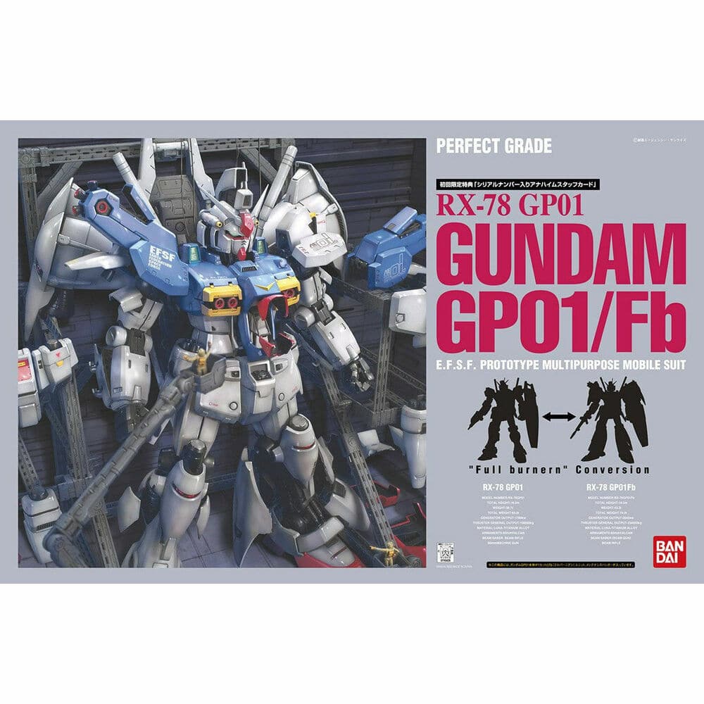 Bandai - PG 1/60 RX-78 GUNDAM GP-01/Fb
