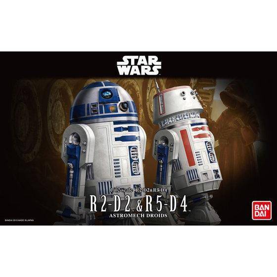 Bandai - 1/12 STAR WARS R2-D2 & R5-D4