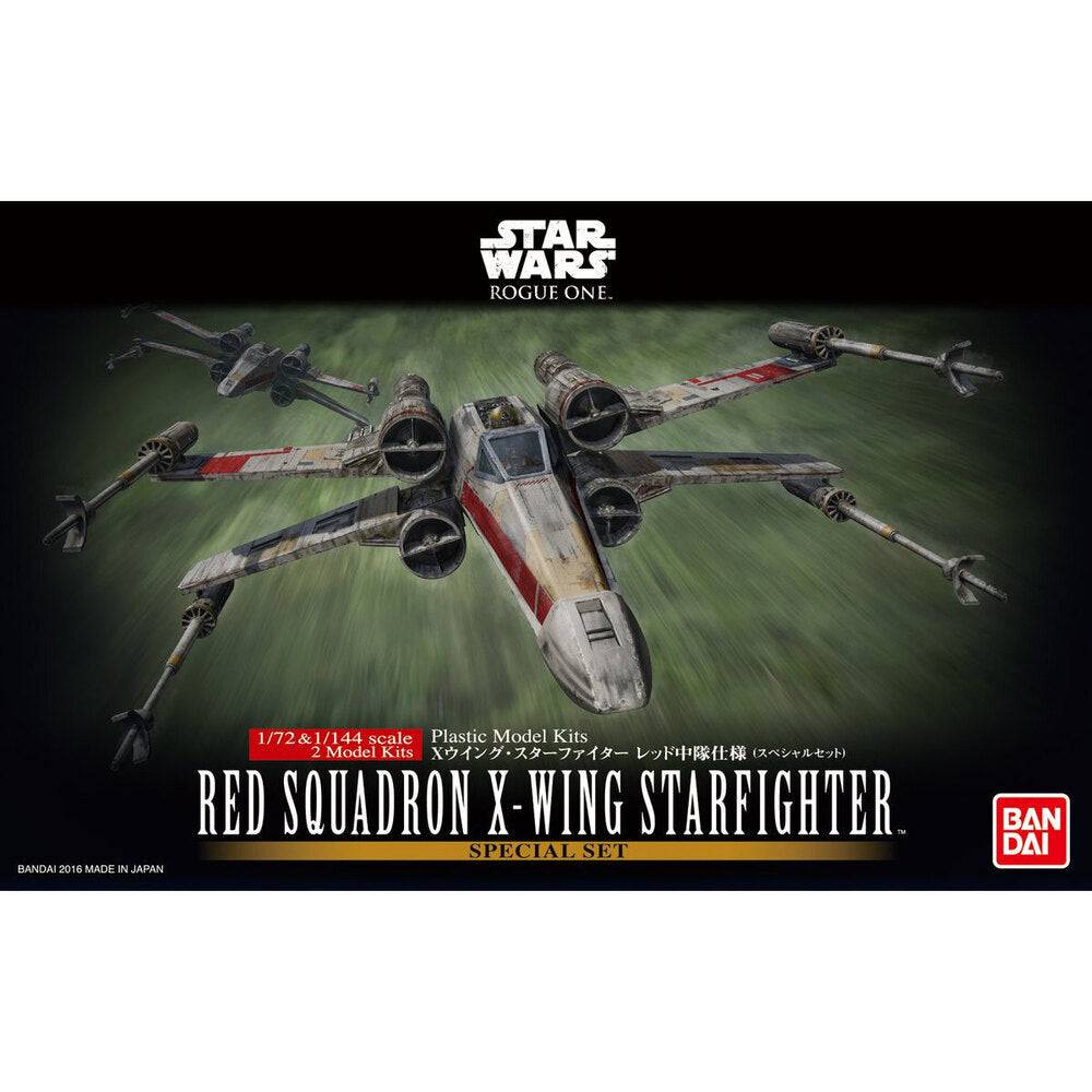 Bandai - 1/72 & 1/144 RED SQUADRON X-WING STARFIGHTER SPECIAL SET