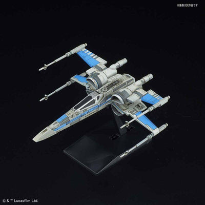 Bandai - STAR WARS VEHICLE MODEL 011 BLUE SQUADRON RESISTANCE W-WING FIGHTER
