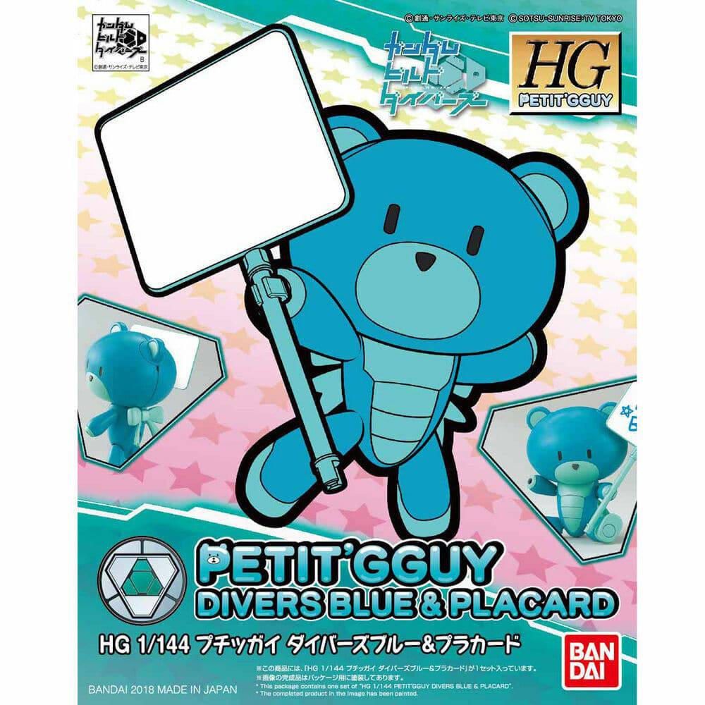 Bandai - 1/144 HG Petit'Gguy Divers Blue/Placard