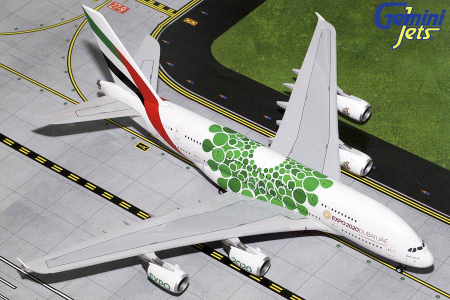 Gemini Jets - 1:200 Emirates A380-800"Green Expo 2020"