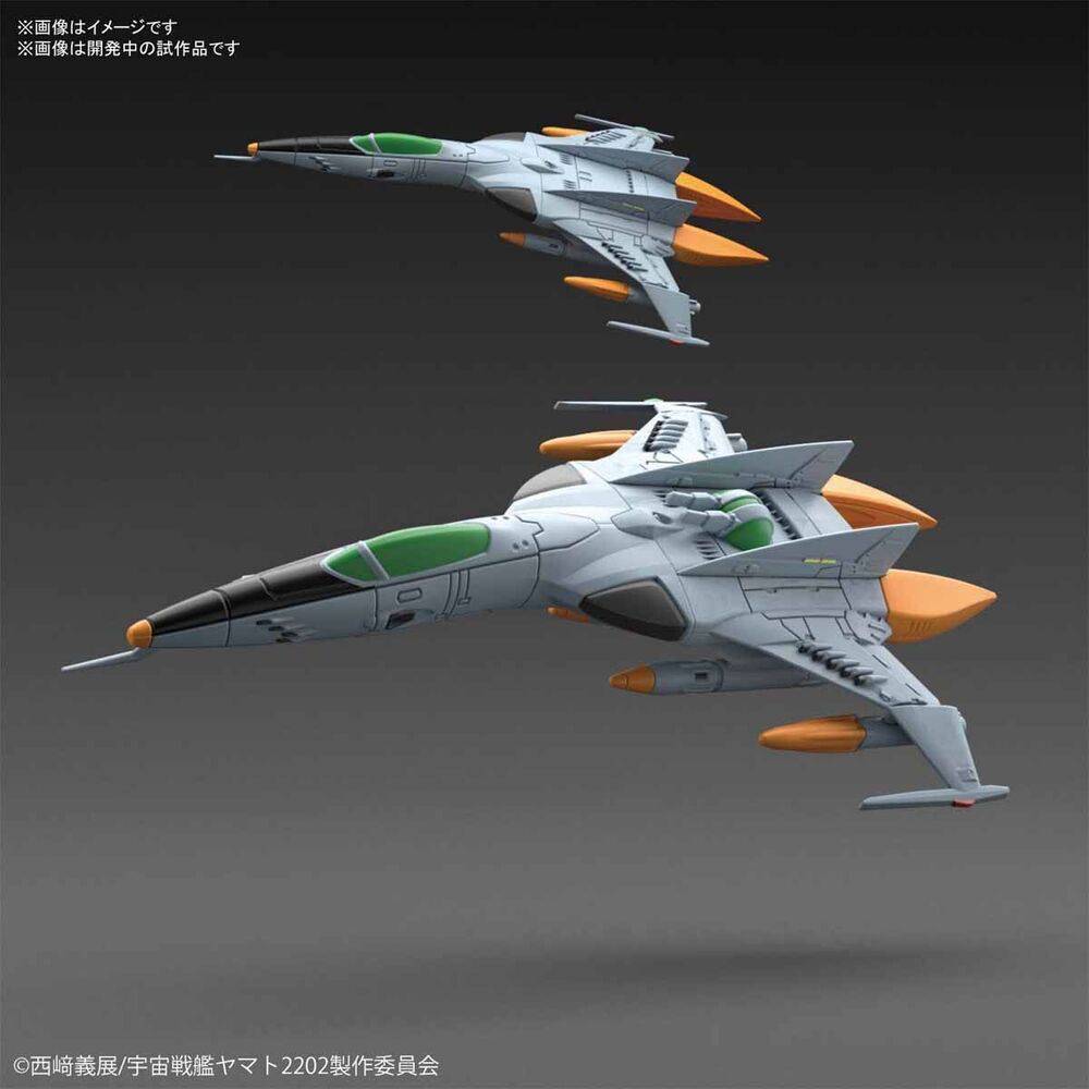 Bandai - SPACE BATTLESHIP YAMATO 2202 MECHA COLLECTION TYPE 1 SPACE FIGHTER ATTACK CRAFT COSMO TIGER II (DOUBLE SEATER/SINGLE SEATER)