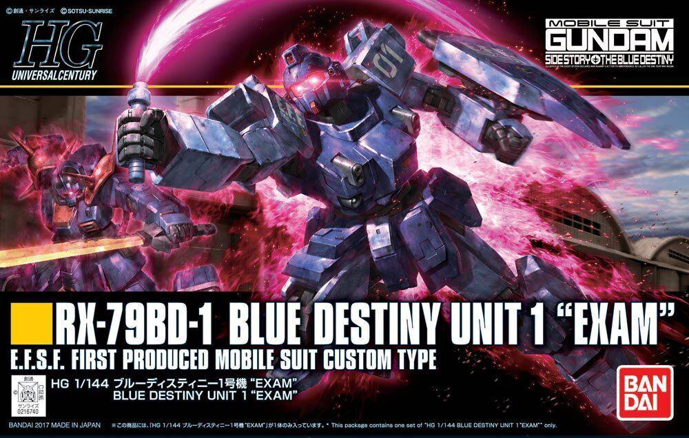 Bandai - HG 1/144 BLUE DESTINY UNIT1"EXAM"