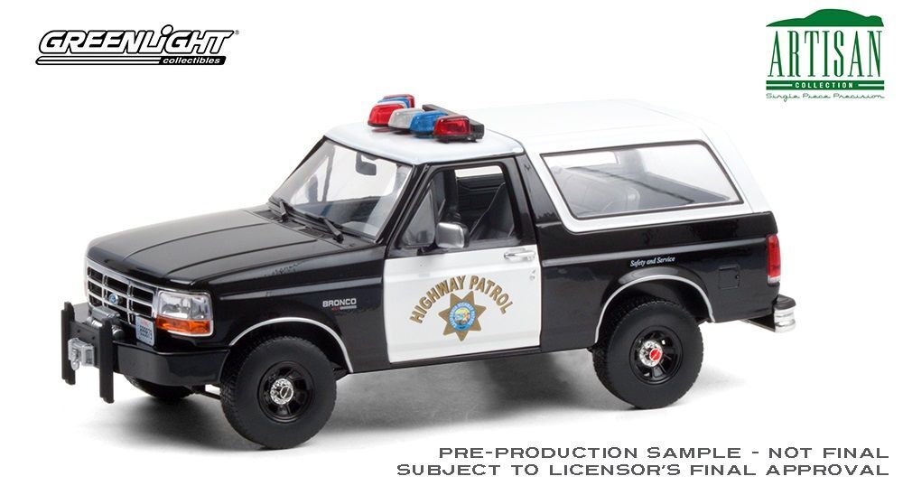 1/18 1995 Ford Bronco California Highway Patrol