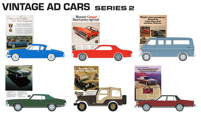 164 Vintage Ad Cars Series 2 Asst.