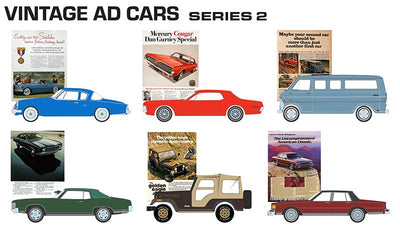 164 Vintage Ad Cars Series 2 Asst.