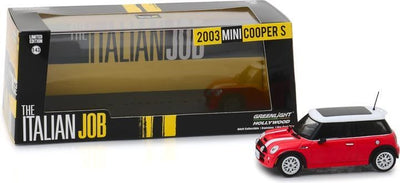 143 The Italian Job 2003 2003 Mini  Cooper S Red w/ White Stripes