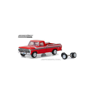 GreenLight - 1:64 1975 Ford F-100 Explorer w/ Spare  Tires (The Hobby Shop Series 6)