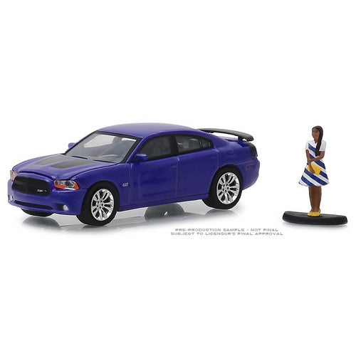 GreenLight - 1:64 2013 Dodge Super Bee w/ Woman  in Dress (The Hobby Shop Series 6)