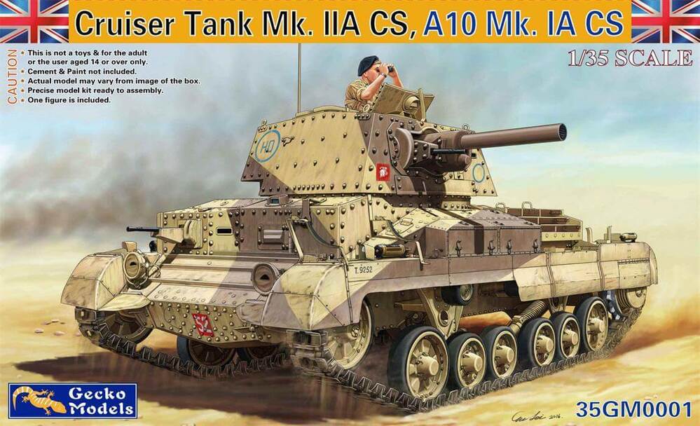 GM0001 1/35 Cruiser Tank Mk. IIACS A10Mk. IA CS Plastic Model Kit