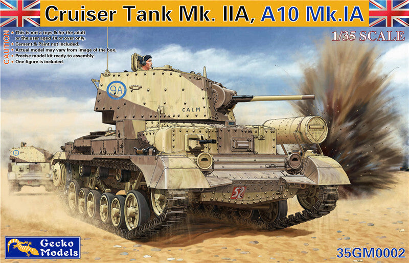 GM0002 1/35 Cruiser Tank Mk. IIA A10 Mk. IA Plastic Model Kit