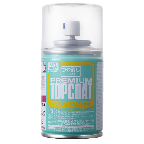Mr Premium Topcoat Flat Spray