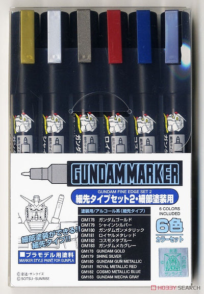 Gundam Markers Fine Edge Set 2